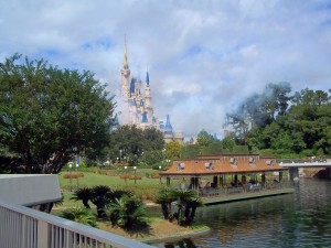 Capturing Disney in Pictures: A Fan's Rainy Day View of Cinderella Castle