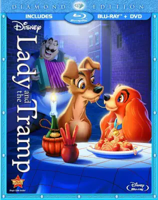 It's sure to be a bella notte when you bring home Lady & the Tramp on Blu Ray!