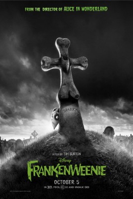 Disney Releases Teaser Poster for Tim Burton's "Frankenweenie"