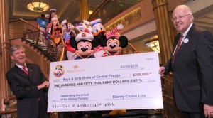 Disney Cruise Line Contributes $250,000 to Boys and Girls Clubs of Central Florida
