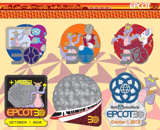 Epcot Celebrates its 30th Anniversary with New Pins