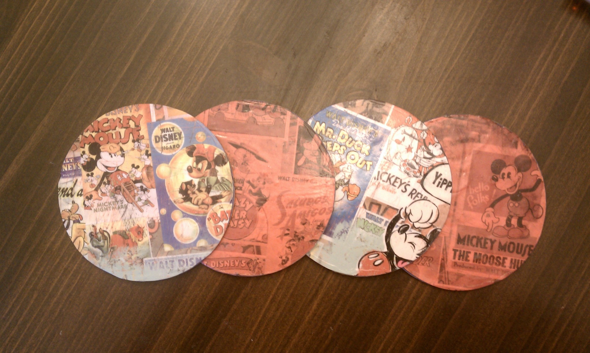 IMAG0357 Disney DIY   Disney Memento Coasters %tag