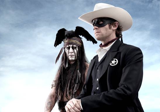 First Look At Armie Hammer and Johnny Depp in 'The Lone Ranger'