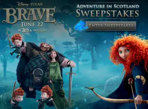 Pixar's Brave: Adventures in Scotland Sweepstakes