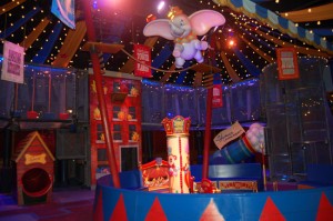 New Interactive Queue in the Big Top Tent at Dumbo The Flying Elephant