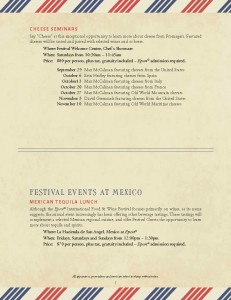 2012 Epcot International Food & Wine Festival Full Details and Schedule of Events