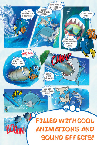 Finding Nemo Comic app