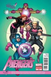Marvel Entertainment & Susan G. Komen For The Cure Partner Up With New Cover Art for National Breast Cancer Awareness Month