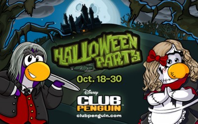 It's a Halloween Party! Club Penguin Style!
