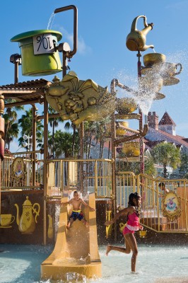 New ‘Alice In Wonderland’ Kids’ Water Play Area Opens at Disney’s Grand Floridian Resort