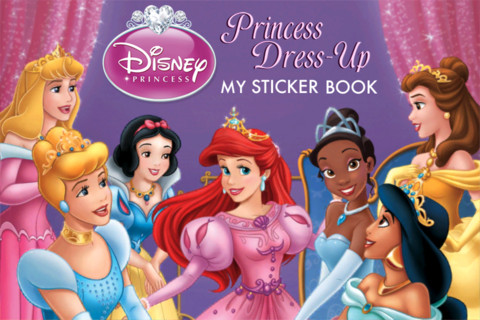 Disney Princess Sticker Book app