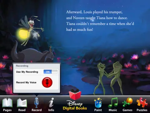 Princess and the Frog app
