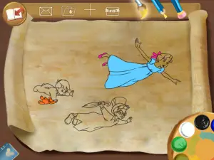 Peter pan app coloring