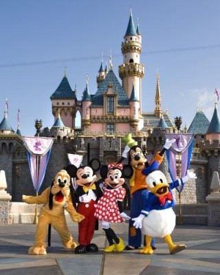 Disneyland and the gang