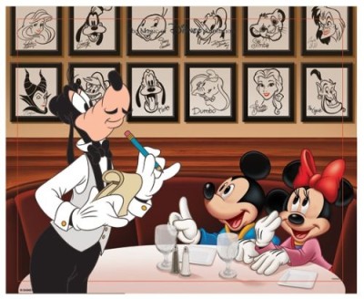 Mickey and MInnie artwork