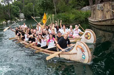 Disneyland canoe races