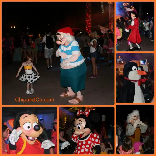character dance party hollywood studios