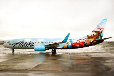 Alaska Airlines Disneyland Plane 