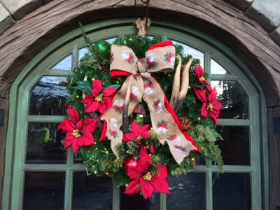 Christmas Wreath in Fantasyland 