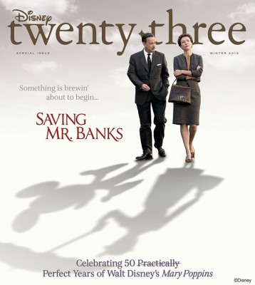 Disney Twenty Three Saving Mr. Banks Cover