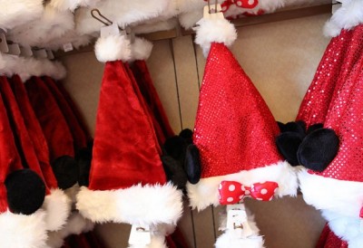 Mickey Santa hats 