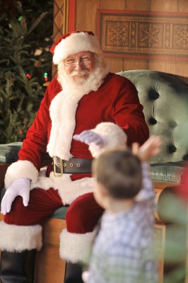 Santa at Disney World 