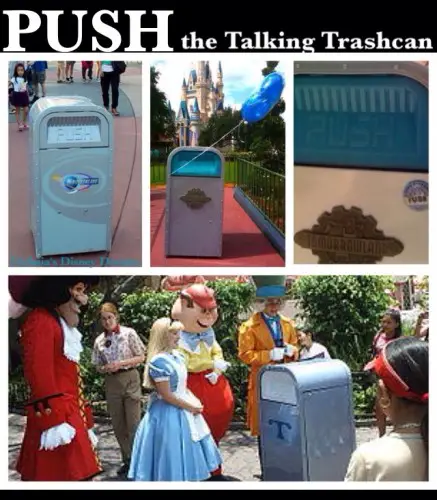 PUSH the Talking Trashcan