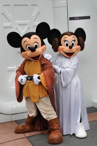 Mickey and Minnie Star Wars Weekends