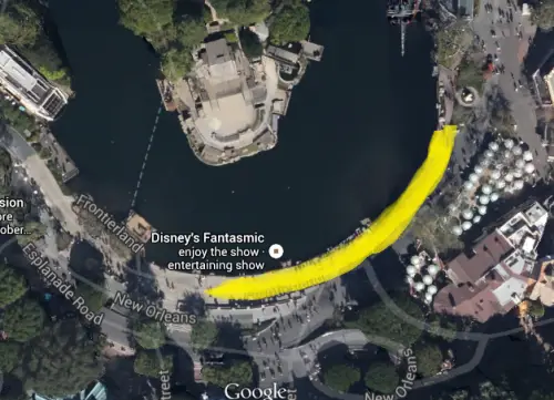 The best area to view Fantasmic
