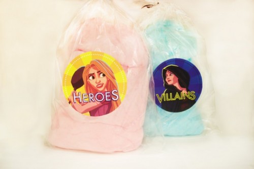 heroes and villains cotton candy
