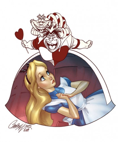 J. Scott Campbell, Her Wonderland featuring Alice and the Queen of Hearts, Good vs Evil collection