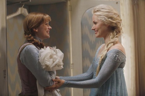 Anna and Elsa Wedding Gown
