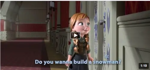Frozen Sing-Along Trailer Screenshot