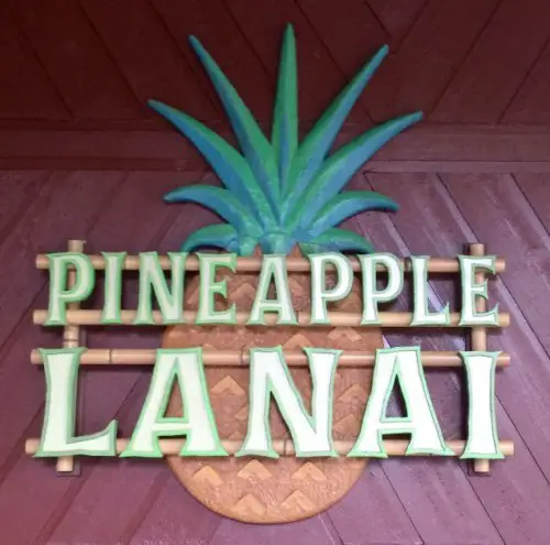 Pineapple Lanai Sign