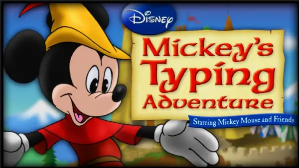 Mickey's typing adventure