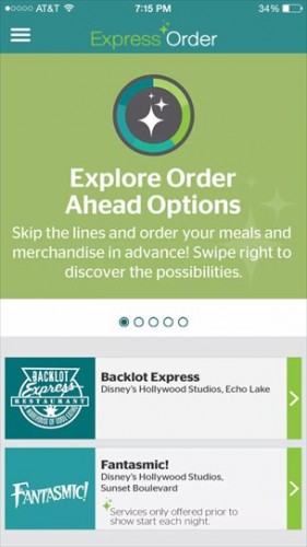 Express Order options