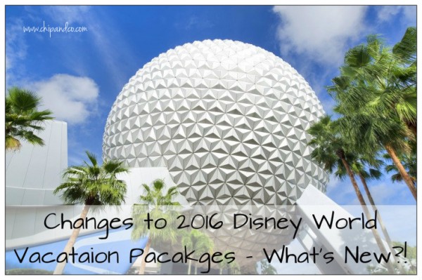 Changes to WDW Packages for 2016
