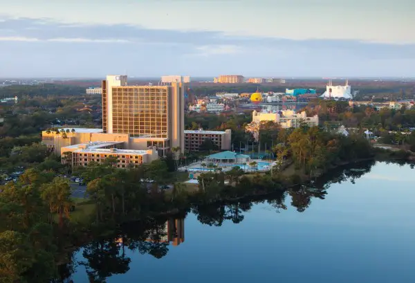 Wyndham Lake Buena Vista Resort -- aerial -- Downtown Disney Resort Area Hotels (2) (1280x873)