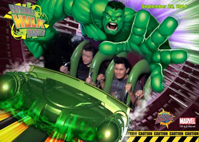 The Incredible Hulk Ride Universal Orlando