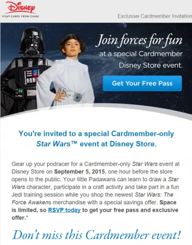 Disney Rewards_ You’re invited to an exclusive Disney Store event