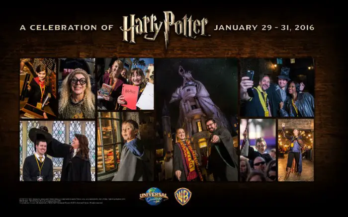 A Celebration of Harry Potter Schedule of Events, Jan 29- Jan 31, 2016