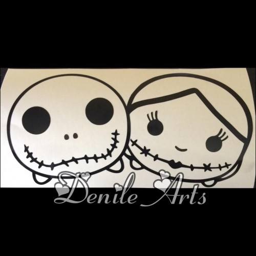 Jack and Sally Decal