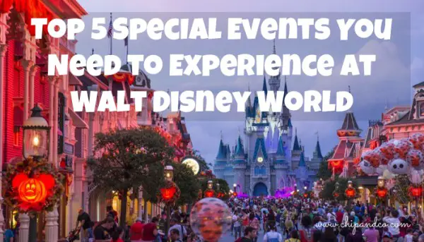 Top 5 Special Events at Disney World