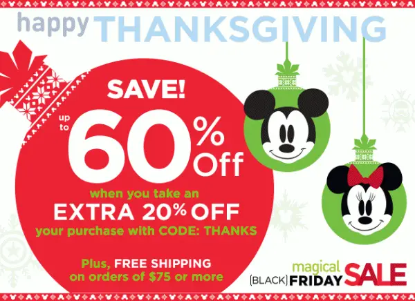 Disney Store Give Thanks