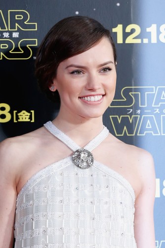 TOKYO, JAPAN - DECEMBER 10: Daisy Ridley attends the 'Star Wars: The Force Awakens' fan event at the Roppongi Hills on December 10, 2015 in Tokyo, Japan. (Photo by Christopher Jue/Getty Images for Walt Disney Studios) *** Local Caption *** Daisy Ridley