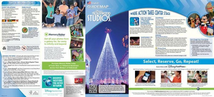 Hollywood Studios Guide Maps