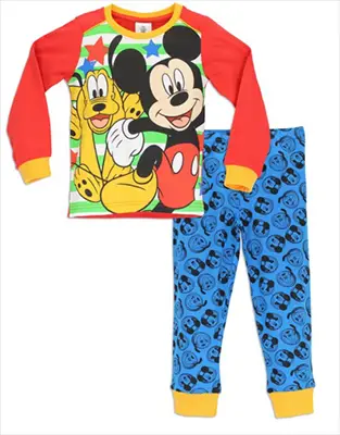 Mickey and Pluto Pajamas
