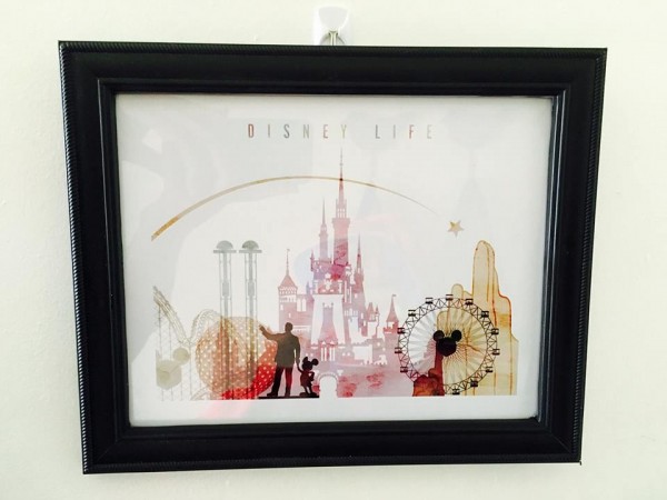 Disney Skyline Print