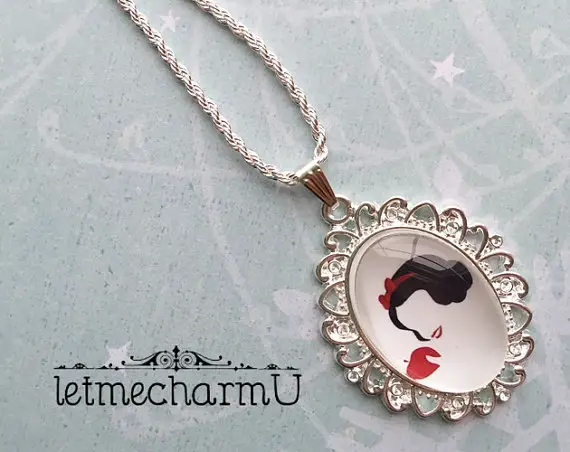 Disney Character Silhouette Necklaces