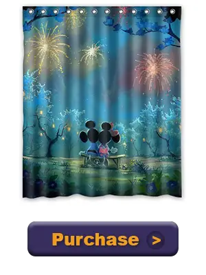 Mickey and Minnie Castle Shower Curtain
